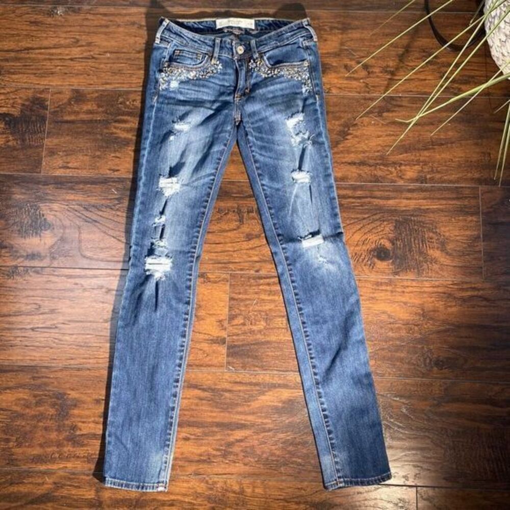 Abercrombie Fitch Skinny Medium Wash Blue Jeans